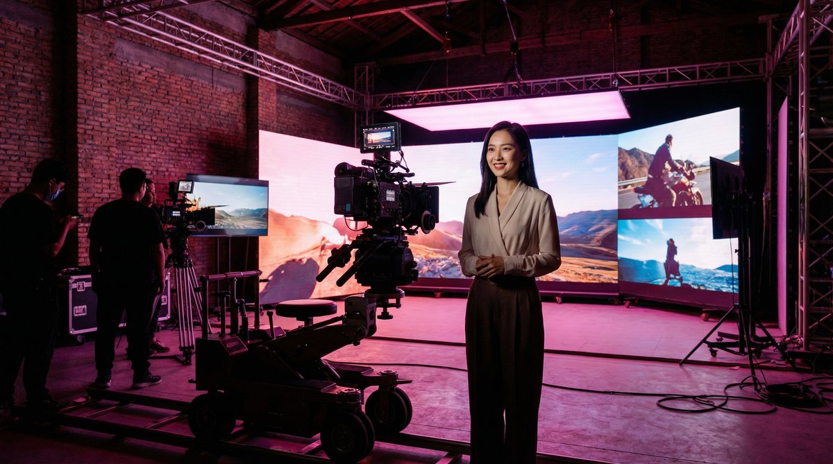 捷克街头影视传媒制作现场