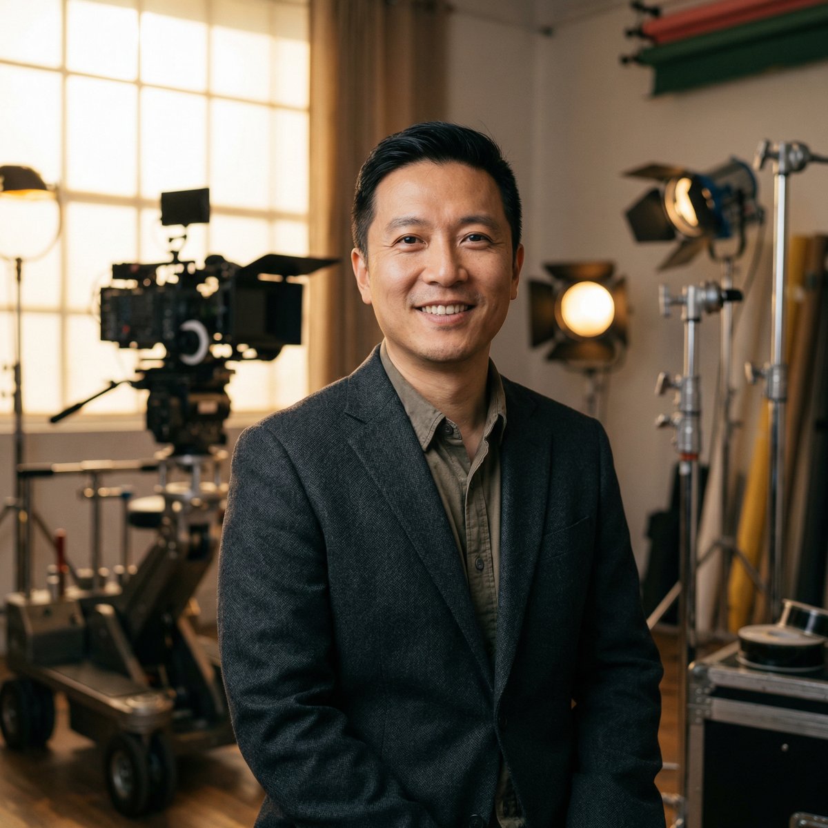 捷克街头影视导演陈明远